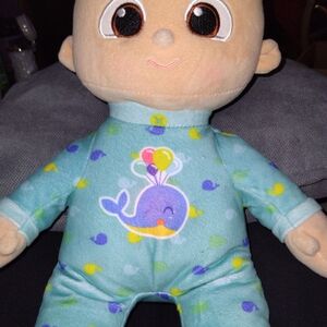 Adorable Doll in Whale Pajamas